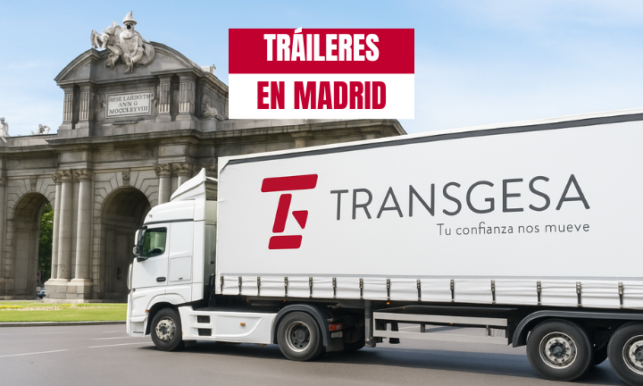 transporte en tráiler en Madrid