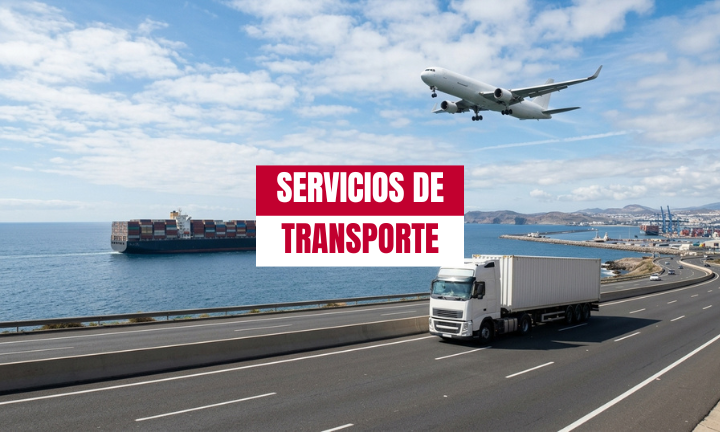 Servicio de transportes de mercancías